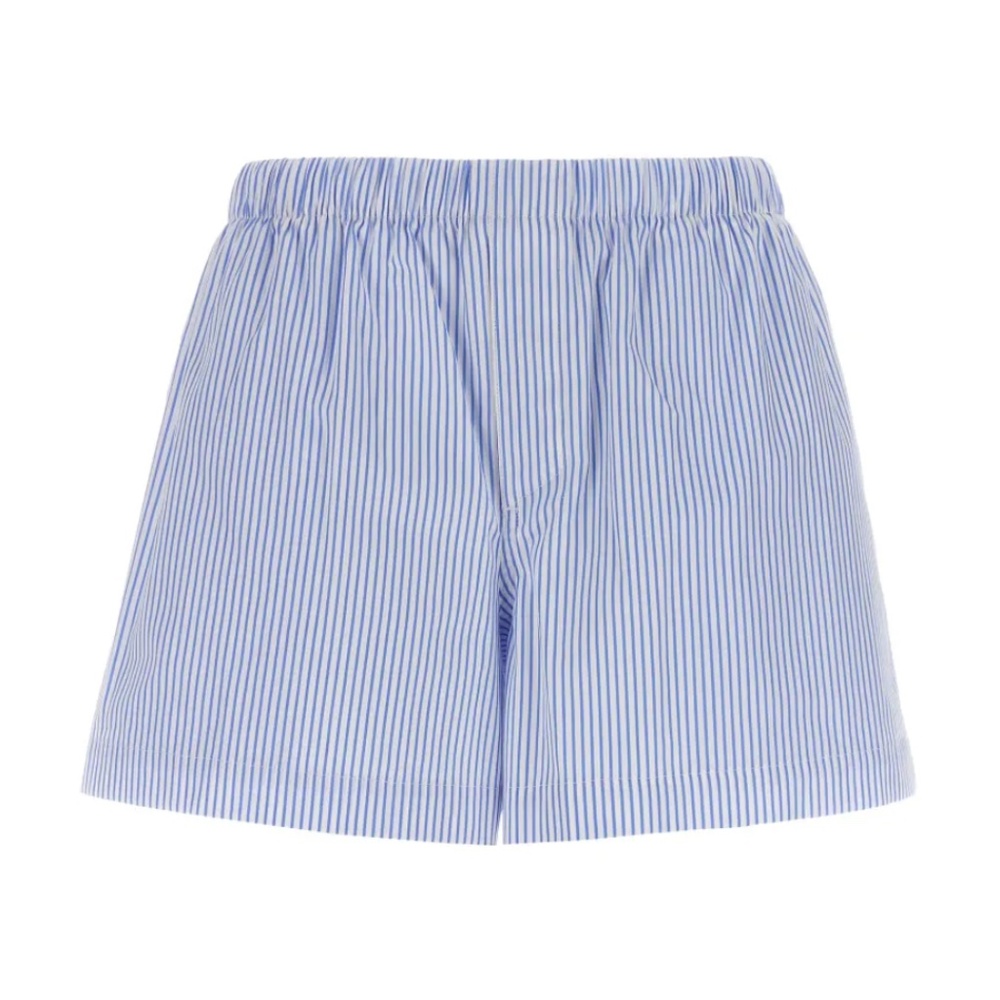 Wardrobe NYC Poplin Stripe Boxer Shorts